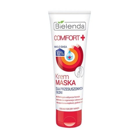 Bielenda Comfort+ krem maska dla przesuszonych dłoni 75ml Bielenda Comfort+ krem maska dla przesuszonych dłoni 75ml