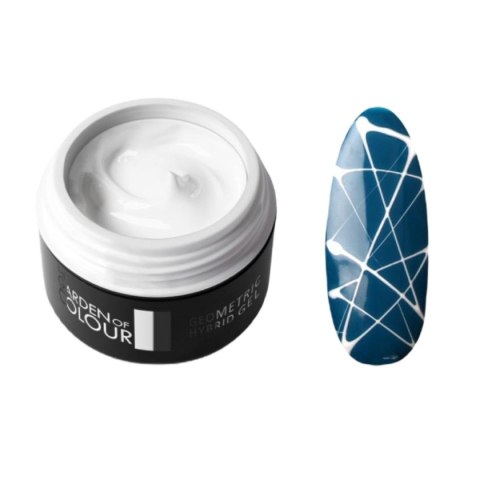 Silcare The Garden of Colour Geometric Hybrid Gel żel hybrydowy do zdobień White 5g Silcare The Garden of Colour Geometric Hybrid Gel żel hybrydowy do zdobień White 5g