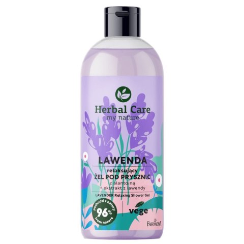 Farmona Herbal Care Lawenda relaksujący żel pod prysznic z alantoiną 500ml Farmona Herbal Care Lawenda relaksujący żel pod prysznic z alantoiną 500ml
