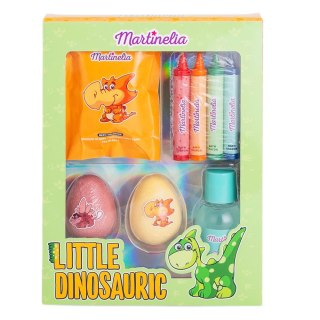 Martinelia Little Dinosauric Fun Bath Set zestaw kule do kąpieli 2x70g + żel pod prysznic 100ml + kredki do kąpieli 4szt + sól do kąpieli 7