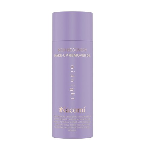 Nacomi Rich Recovery olejek do zmywania makijażu Midnight 100ml Nacomi Rich Recovery olejek do zmywania makijażu Midnight 100ml
