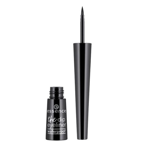 Essence The Dip Eyeliner Waterproof wodoodporny eyeliner w płynie Black 2.5ml Essence The Dip Eyeliner Waterproof wodoodporny eyeliner w płynie Black 2.5ml