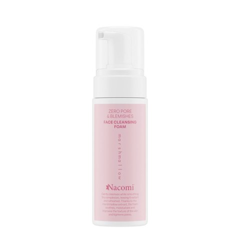 Nacomi Zero Pore & Blemishes oczyszczająca pianka do twarzy Marshmallow 150ml Nacomi Zero Pore & Blemishes oczyszczająca pianka do twarzy Marshmallow 150ml