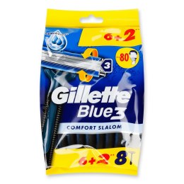 Blue 3 Comfort Slalom jednorazowe maszynki do golenia 8szt Gillette