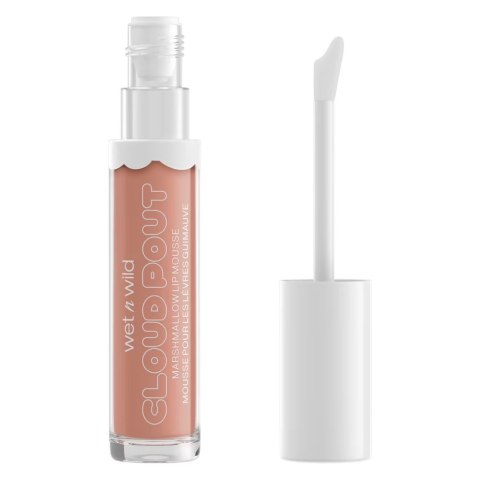 Wet n Wild Cloud Pout Marshmallow Lip Mousse matowa pomadka w płynie Fluffernutter 3ml Wet n Wild Cloud Pout Marshmallow Lip Mousse matowa pomadka w płynie Fluffernutter 3ml