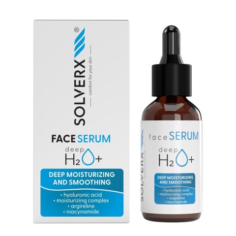 SOLVERX Deep H2O+ serum do twarzy 30ml SOLVERX Deep H2O+ serum do twarzy 30ml