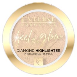 Feel the Glow rozświetlacz w kamieniu 01 Sparkle 4.2g Eveline Cosmetics