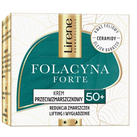 Lirene Folacyna Forte krem przeciwzmarszczkowy 50+ 50ml Lirene Folacyna Forte krem przeciwzmarszczkowy 50+ 50ml