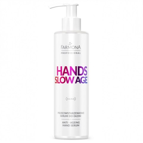 Farmona Professional Hands Slow Age przeciwstarzeniowe serum do dłoni 200ml Farmona Professional Hands Slow Age przeciwstarzeniowe serum do dłoni 200ml