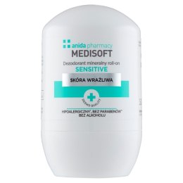 Medisoft Sensitive dezodorant mineralny roll-on 50ml Anida