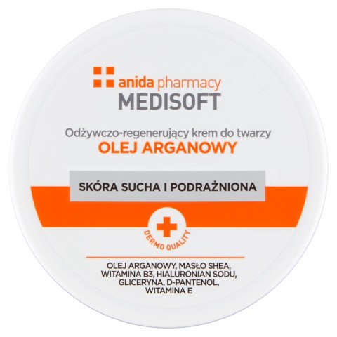 Anida Medisoft odżywczo-regenerujący krem do twarzy olej arganowy 100ml Anida Medisoft odżywczo-regenerujący krem do twarzy olej arganowy 100ml