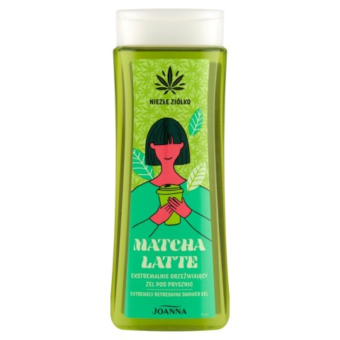 Joanna Niezłe Ziółko ekstremalnie orzeźwiający żel pod prysznic Matcha Latte 300ml Joanna Niezłe Ziółko ekstremalnie orzeźwiający żel pod prysznic Matcha Latte 300ml