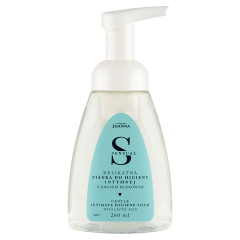 Joanna Sensual delikatna pianka do higieny intymnej z kwasem mlekowym 260ml Joanna Sensual delikatna pianka do higieny intymnej z kwasem mlekowym 260ml