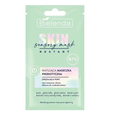 Bielenda Skin Restart Sensory Mask matująca maseczka prebiotyczna 8g Bielenda Skin Restart Sensory Mask matująca maseczka prebiotyczna 8g