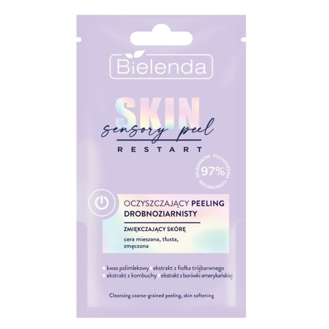 Bielenda Skin Restart Sensory Peel oczyszczający peeling drobnoziarnisty 8g Bielenda Skin Restart Sensory Peel oczyszczający peeling drobnoziarnisty 8g