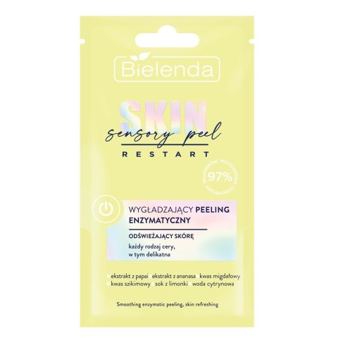 Bielenda Skin Restart Sensory Peel wygładzający peeling enzymatyczny 8g Bielenda Skin Restart Sensory Peel wygładzający peeling enzymatyczny 8g