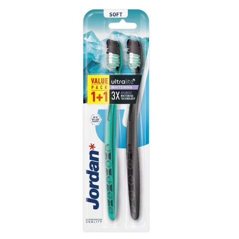 Jordan Ultralite Whitening szczoteczka do zębów Soft 2szt. Jordan Ultralite Whitening szczoteczka do zębów Soft 2szt.