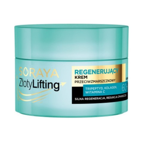 Soraya Złoty Lifting regenerujący krem przeciwzmarszczkowy 60+ 50ml Soraya Złoty Lifting regenerujący krem przeciwzmarszczkowy 60+ 50ml