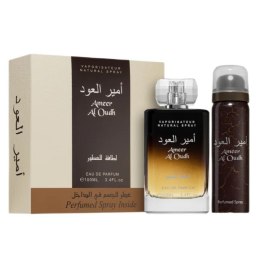 Ameer Al Oudh zestaw woda perfumowana spray 100ml + dezodorant spray 50ml Lattafa