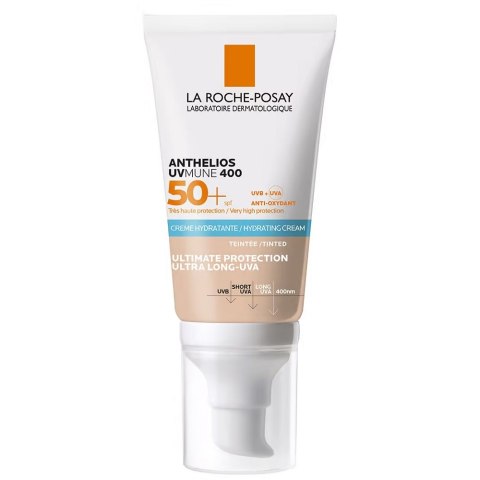Anthelios Uvmune 400 tonujący krem nawilżający SPF50+ 50ml La Roche Posay Anthelios Uvmune 400 tonujący krem nawilżający SPF50+ 50ml La Roche Posay