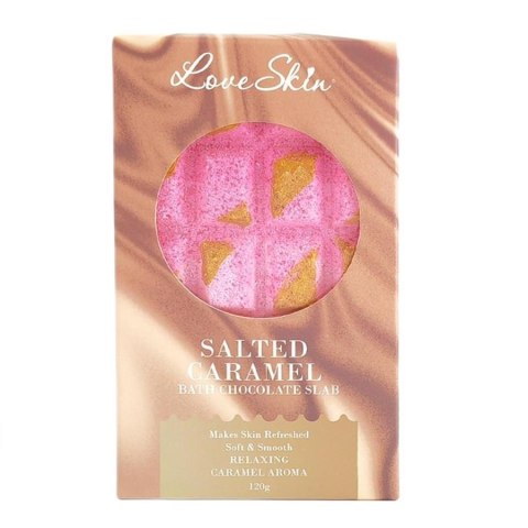 Love Skin Bath Chocolate Slab czekolada do kąpieli Salted Caramel 120g Love Skin Bath Chocolate Slab czekolada do kąpieli Salted Caramel 120g