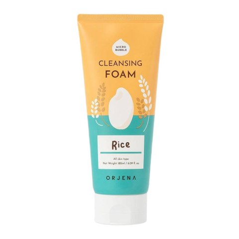 Orjena Cleansing Foam Rice rozświetlająca pianka oczyszczająca do mycia twarzy 180ml Orjena Cleansing Foam Rice rozświetlająca pianka oczyszczająca do mycia twarzy 180ml