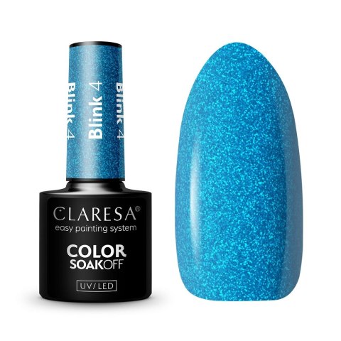 Claresa Color Soak Off UV/LED Blink lakier hybrydowy 4 5g