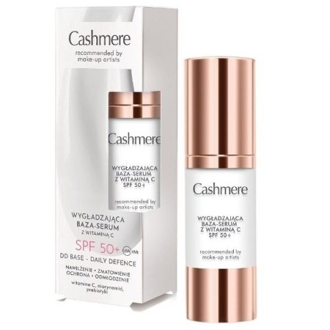 Cashmere DD Base wygładzająca baza-serum z witaminą C SPF50+ 30ml Cashmere DD Base wygładzająca baza-serum z witaminą C SPF50+ 30ml