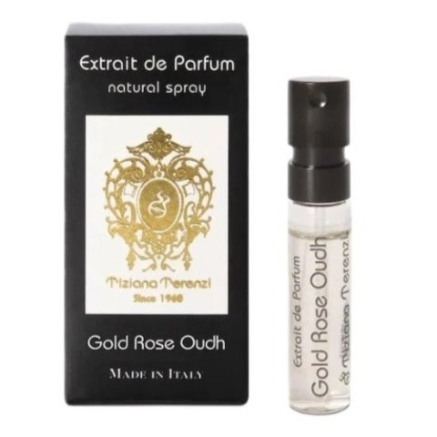Tiziana Terenzi Gold Rose Oudh ekstrakt perfum spray próbka 1.5ml Tiziana Terenzi Gold Rose Oudh ekstrakt perfum spray próbka 1.5ml