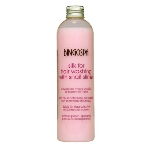 BingoSpa Jedwab do mycia włosów ze śluzem ślimaka 300ml BingoSpa Jedwab do mycia włosów ze śluzem ślimaka 300ml