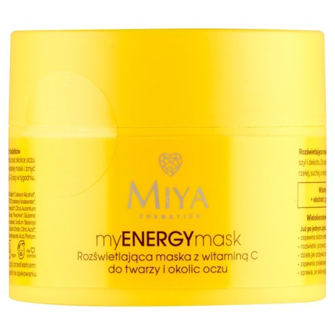 Miya Cosmetics MyENERGYmask rozświetlająca maska z witaminą C 50ml Miya Cosmetics MyENERGYmask rozświetlająca maska z witaminą C 50ml