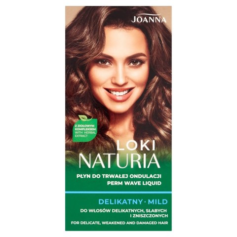 Joanna Naturia Loki płyn do trwałej ondulacji Delikatny 2x75ml Joanna Naturia Loki płyn do trwałej ondulacji Delikatny 2x75ml