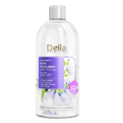 Delia Odświeżający płyn micelarny 500ml Delia Odświeżający płyn micelarny 500ml