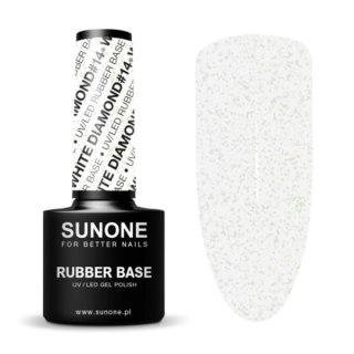 Sunone Rubber Base baza kauczukowa White Diamond 14 5ml