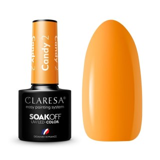 Claresa Soak Off UV/LED Candy lakier hybrydowy 2 5g