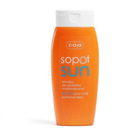 Ziaja Sopot Sun emulsja do opalania wodoodporna SPF10 150ml Ziaja Sopot Sun emulsja do opalania wodoodporna SPF10 150ml