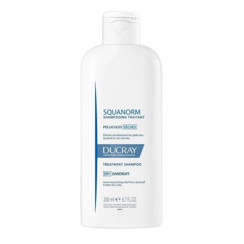 DUCRAY Squanorm szampon leczniczy do łupieżu suchego 200ml DUCRAY Squanorm szampon leczniczy do łupieżu suchego 200ml
