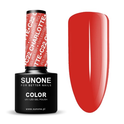 Sunone UV/LED Gel Polish Color lakier hybrydowy C22 Charlotte 5ml Sunone UV/LED Gel Polish Color lakier hybrydowy C22 Charlotte 5ml