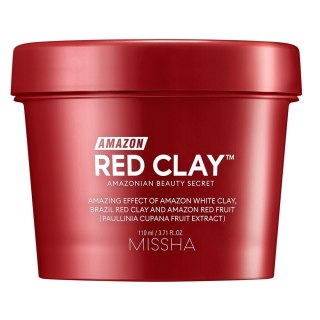 Missha Amazon Red Clay Pore Mask oczyszczająca maseczka typu wash-off 110ml