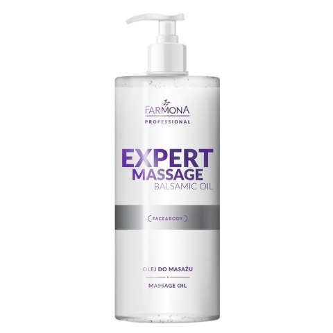 Farmona Professional Expert Massage Balsamic Oil olej do masażu 500ml Farmona Professional Expert Massage Balsamic Oil olej do masażu 500ml