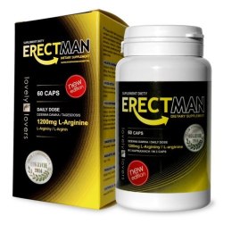 Erectman wzmocniona erekcja i potencja u mężczyzn suplement diety 60 kapsułek Lovely Lovers