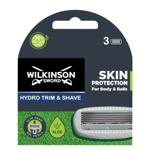 Wilkinson Hydro Trim & Shave ostrza do maszynki do golenia i stylizacji 3szt.