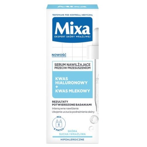 MIXA Lab serum nawilżające przeciw przesuszeniom Kwas Hialuronowy + Kwas Mlekowy 30ml MIXA Lab serum nawilżające przeciw przesuszeniom Kwas Hialuronowy + Kwas Mlekowy 30ml