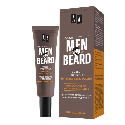 AA Men Beard turbo-koncentrat na porost brody i wąsów 30ml