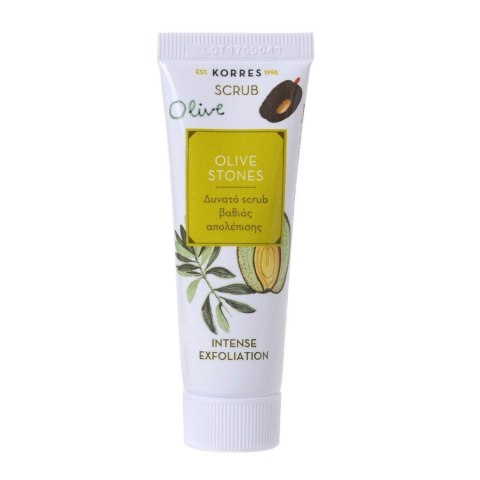 Korres Olive Stones Intense Exfoliation Scrub oczyszczający peeling do twarzy 18ml Korres Olive Stones Intense Exfoliation Scrub oczyszczający peeling do twarzy 18ml
