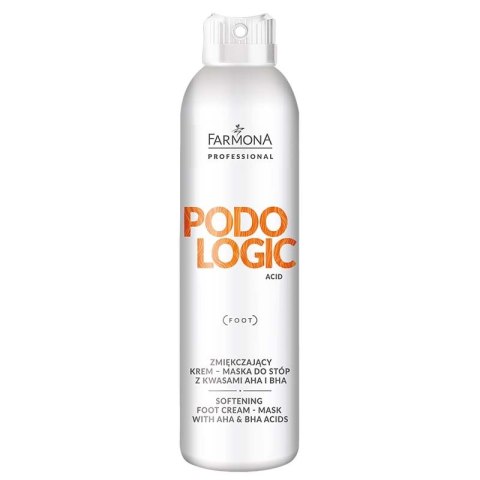 Farmona Professional Podologic Acid zmiękczający krem-maska do stóp z kwasami AHA i BHA 150ml Farmona Professional Podologic Acid zmiękczający krem-maska do stóp z kwasami AHA i BHA 150ml