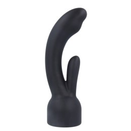 Rabbit Doxy Attachment nakładka na wibrator różdżkowy w formie króliczka Black Nexus