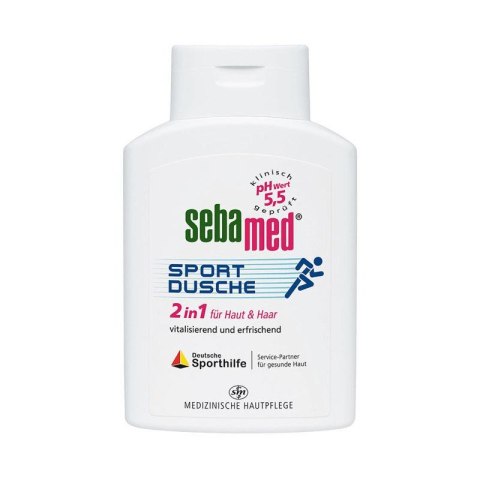 Sebamed Sport Dusche 2in1 żel pod prysznic do ciała i włosów 200ml Sebamed Sport Dusche 2in1 żel pod prysznic do ciała i włosów 200ml