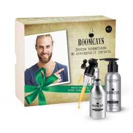 Zestaw #3 kosmetyków dla mężczyzn szampon do brody 120ml + olejek do brody 50ml ROOMCAYS