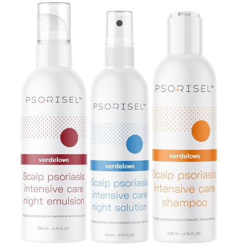 Psorisel Zestaw szampon na łuszczycę skóry głowy 200ml + emulsja na łuszczycę skóry głowy 200ml + płyn do skóry głowy na łuszczycę 150ml Psorisel Zestaw szampon na łuszczycę skóry głowy 200ml + emulsja na łuszczycę skóry głowy 200ml + płyn do skóry głowy na łuszczycę 150ml